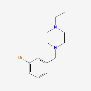 molecular formula C13H19BrN2 B2564108 1-(3-Bromobenzyl)-4-ethylpiperazine CAS No. 414892-31-2