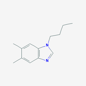 molecular formula C13H18N2 B256425 1-Butyl-5,6-dimethylbenzimidazole 