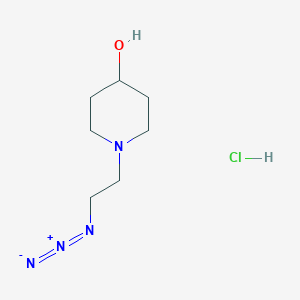 1-(2-Azidoethyl)piperidin-4-ol;hydrochloride