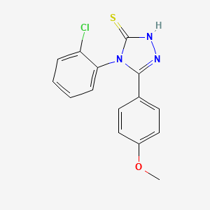 B2564333 4-(2-Chloro-phenyl)-5-(4-methoxy-phenyl)-4H-[1,2,4]triazole-3-thiol CAS No. 193738-04-4