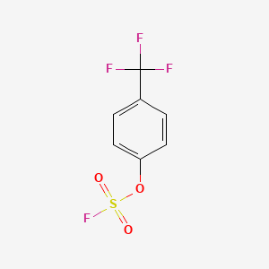 molecular formula C7H4F4O3S B2564346 1-Fluorosulfonyloxy-4-(trifluoromethyl)benzene CAS No. 1802458-56-5