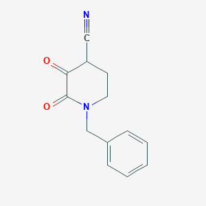 1-Benzyl-2,3-dioxopiperidine-4-carbonitrile