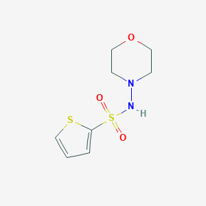 molecular formula C8H12N2O3S2 B256442 N-morpholin-4-ylthiophene-2-sulfonamide 