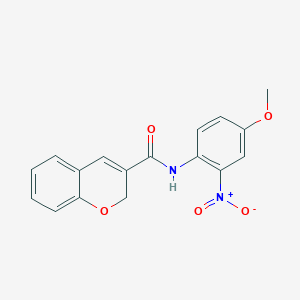 molecular formula C17H14N2O5 B2564426 N-(4-methoxy-2-nitrophenyl)-2H-chromene-3-carboxamide CAS No. 887346-67-0
