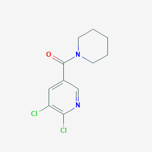 molecular formula C11H12Cl2N2O B2564430 2,3-二氯-5-(哌啶-1-羰基)吡啶 CAS No. 577967-83-0