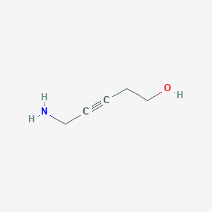 molecular formula C5H9NO B2564431 5-Aminopent-3-yn-1-ol CAS No. 182741-35-1