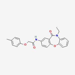 N-(10-ethyl-11-oxo-10,11-dihydrodibenzo[b,f][1,4]oxazepin-2-yl)-2-(p-tolyloxy)acetamide