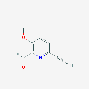 6-Ethynyl-3-methoxypyridine-2-carbaldehyde