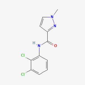 molecular formula C11H9Cl2N3O B2564499 N-(2,3-dichlorophenyl)-1-methyl-1H-pyrazole-3-carboxamide CAS No. 1171807-22-9