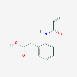 2-[2-(Prop-2-enoylamino)phenyl]acetic acid