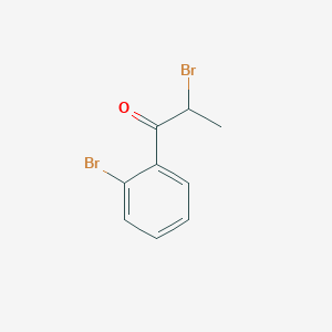 molecular formula C9H8Br2O B2564521 2-Bromo-1-(2-bromophenyl)propan-1-one CAS No. 856072-96-3