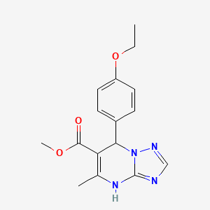 Methyl 7-(4-ethoxyphenyl)-5-methyl-4,7-dihydro[1,2,4]triazolo[1,5-a]pyrimidine-6-carboxylate