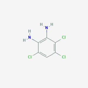 molecular formula C6H5Cl3N2 B2564527 3,4,6-Trichlorobenzene-1,2-diamine CAS No. 1962-10-3