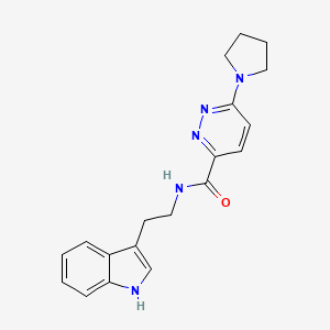 N-(2-(1H-indol-3-yl)ethyl)-6-(pyrrolidin-1-yl)pyridazine-3-carboxamide