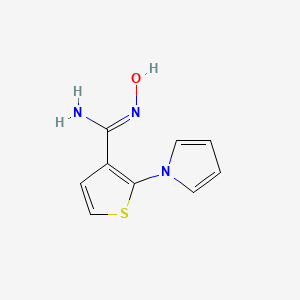 N'-hydroxy-2-(1H-pyrrol-1-yl)-3-thiophenecarboximidamide
