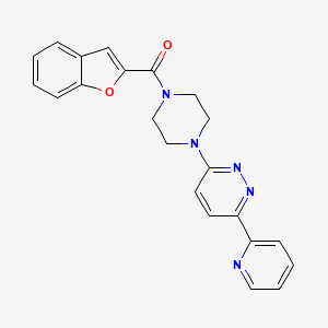 Benzofuran-2-yl(4-(6-(pyridin-2-yl)pyridazin-3-yl)piperazin-1-yl)methanone