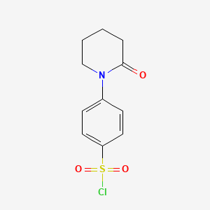 4-(2-Oxopiperidin-1-yl)benzene-1-sulfonyl chloride