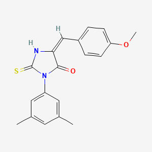 1-(3,5-dimethylphenyl)-4-[(4-methoxyphenyl)methylidene]-2-sulfanyl-4,5-dihydro-1H-imidazol-5-one