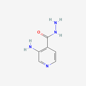 molecular formula C6H8N4O B2564568 3-Aminoisonicotinohydrazide CAS No. 64189-08-8