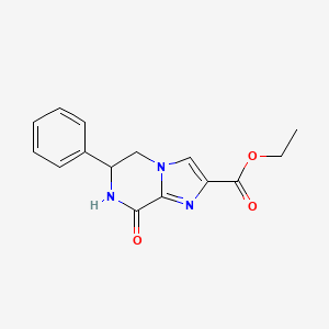 Ethyl 8-oxo-6-phenyl-5,6,7,8-tetrahydroimidazo[1,2-a]pyrazine-2-carboxylate