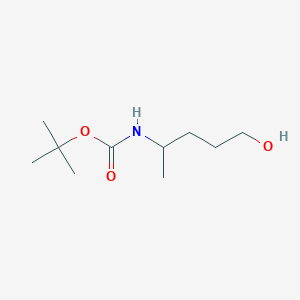 molecular formula C10H21NO3 B2564610 Tert-butyl (5-hydroxypentan-2-yl)carbamate CAS No. 179412-96-5