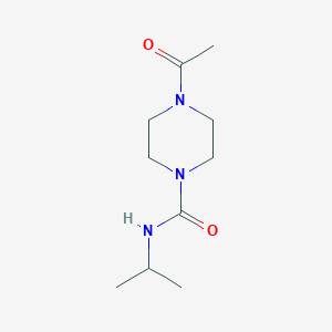 molecular formula C10H19N3O2 B2564705 4-acetyl-N-propan-2-ylpiperazine-1-carboxamide CAS No. 1592662-91-3