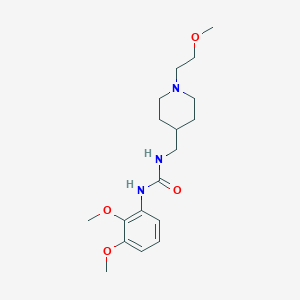 molecular formula C18H29N3O4 B2564714 1-(2,3-Dimethoxyphenyl)-3-((1-(2-methoxyethyl)piperidin-4-yl)methyl)urea CAS No. 1206985-34-3