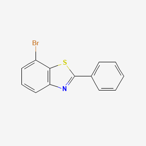 molecular formula C13H8BrNS B2564790 7-Bromo-2-phenylbenzo[d]thiazole CAS No. 36247-07-1