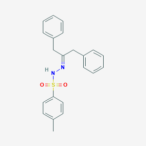 molecular formula C22H22N2O2S B025648 1,3-二苯基丙烷-2-酮甲苯磺酰腙 CAS No. 19816-88-7