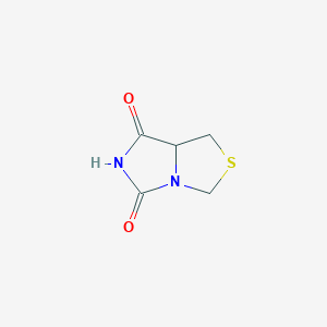 molecular formula C5H6N2O2S B2564809 1H-imidazo[1,5-c][1,3]thiazole-5,7(6H,7aH)-dione CAS No. 5718-87-6