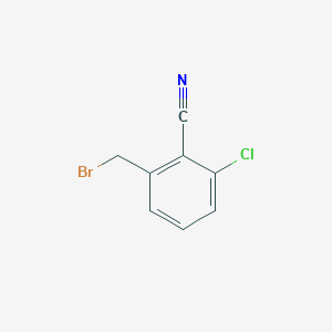 molecular formula C8H5BrClN B2564860 2-(溴甲基)-6-氯苯甲腈 CAS No. 863676-23-7
