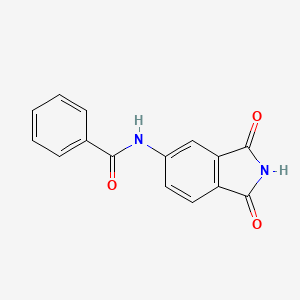 molecular formula C15H10N2O3 B2564923 N-(1,3-dioxoisoindol-5-yl)benzamide CAS No. 49545-91-7