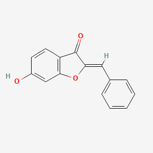 (2Z)-2-benzylidene-6-hydroxy-1-benzofuran-3(2H)-one
