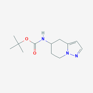 B2564965 Tert-butyl (4,5,6,7-tetrahydropyrazolo[1,5-a]pyridin-5-yl)carbamate CAS No. 2034259-61-3