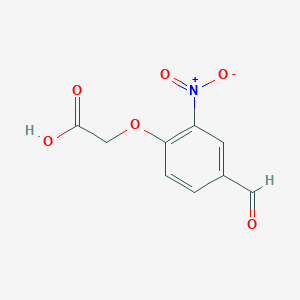 2-(4-Formyl-2-nitrophenoxy)acetic acid