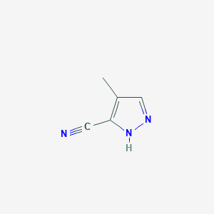 4-methyl-1H-pyrazole-3-carbonitrile