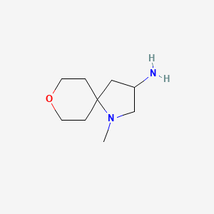 1-Methyl-8-oxa-1-azaspiro[4.5]decan-3-amine