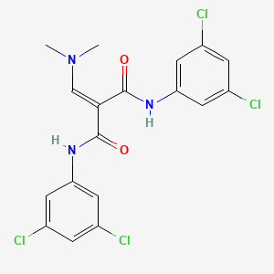 N,N'-bis(3,5-dichlorophenyl)-2-(dimethylaminomethylidene)propanediamide