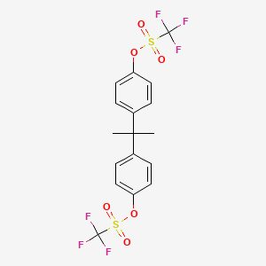 Propane-2,2-diylbis(4,1-phenylene) bis(trifluoromethanesulfonate)