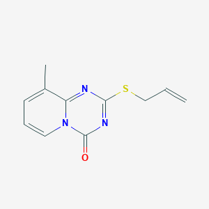 2-(allylsulfanyl)-9-methyl-4H-pyrido[1,2-a][1,3,5]triazin-4-one