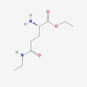 molecular formula C9H18N2O3 B2565108 Theanine ethyl ester CAS No. 1438653-45-2