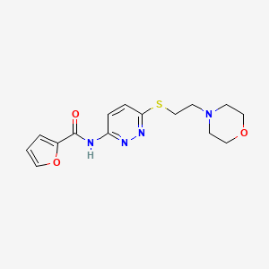 N-(6-((2-morpholinoethyl)thio)pyridazin-3-yl)furan-2-carboxamide