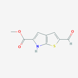 methyl 2-formyl-6H-thieno[2,3-b]pyrrole-5-carboxylate