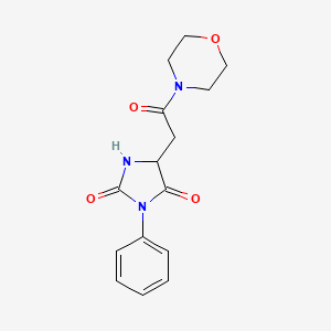 5-(2-Morpholino-2-oxoethyl)-3-phenylimidazolidine-2,4-dione