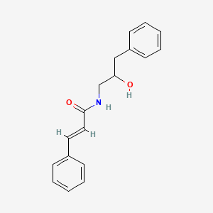 molecular formula C18H19NO2 B2565126 N-(2-hydroxy-3-phenylpropyl)cinnamamide CAS No. 1351664-35-1