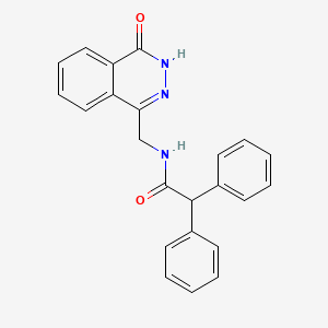 N-[(4-oxo-3H-phthalazin-1-yl)methyl]-2,2-diphenylacetamide