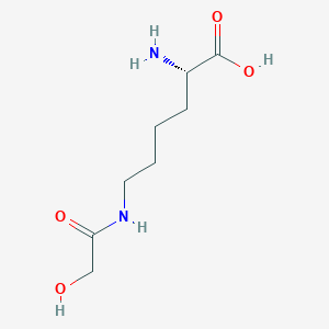 molecular formula C8H16N2O4 B2565166 Glycolic acid-lysine-amide CAS No. 171262-64-9