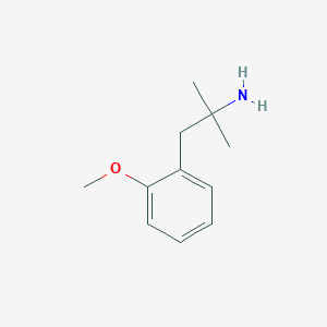 molecular formula C11H17NO B2565194 1-(2-甲氧基苯基)-2-甲基丙烷-2-胺 CAS No. 343855-95-8