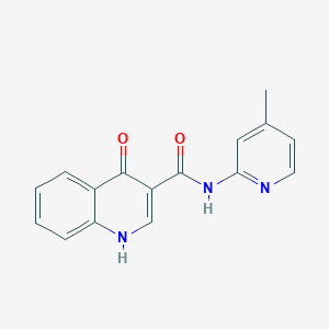 1,4-dihydro-N-(4-methyl-2-pyridinyl)-4-oxo-3-Quinolinecarboxamide