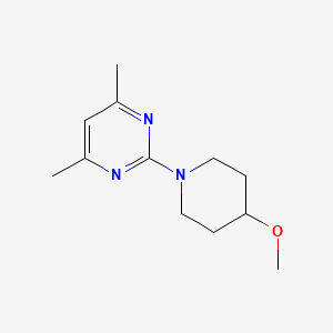 2-(4-Methoxypiperidin-1-yl)-4,6-dimethylpyrimidine